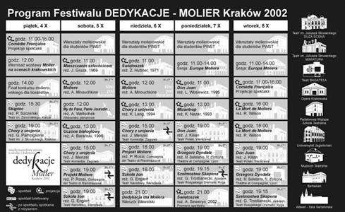 Festiwal Dedykacje Moliere 2002
