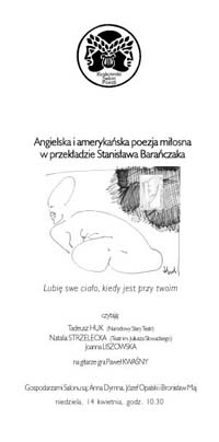 Krakowski Salon Poezji: Joanna Liszowska, Natalia Strzelecka, Tadeusz Huk